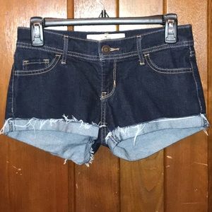 Hollister Lowrise Short Shorts Size 0 W24